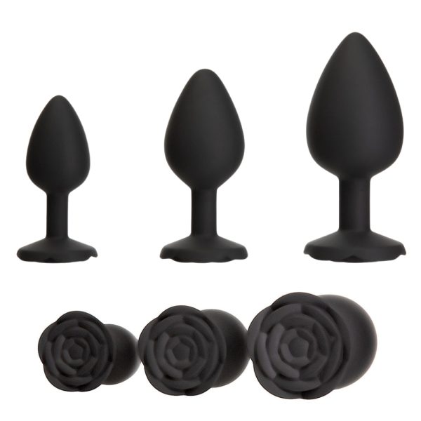 Éveillez vos sens avec le Kit de Plugs Anaux Roses til’ Dawn.