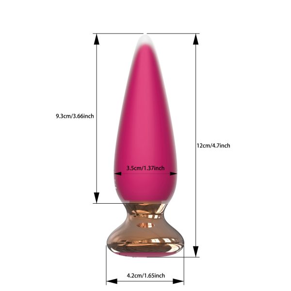 Sweet Bomb Tappered Plug-App - Plug Anale avec Application - Cnt – Image 5