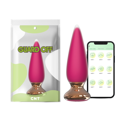 Plug anale sophistiquée en silicone de qualité.
