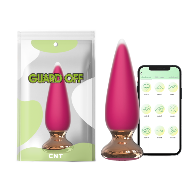 Plug anale sophistiquée en silicone de qualité.