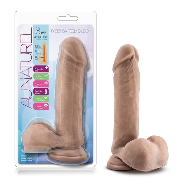 8" Sensa Feel - Au Naturel - Gode Réaliste - Blush – Image 9