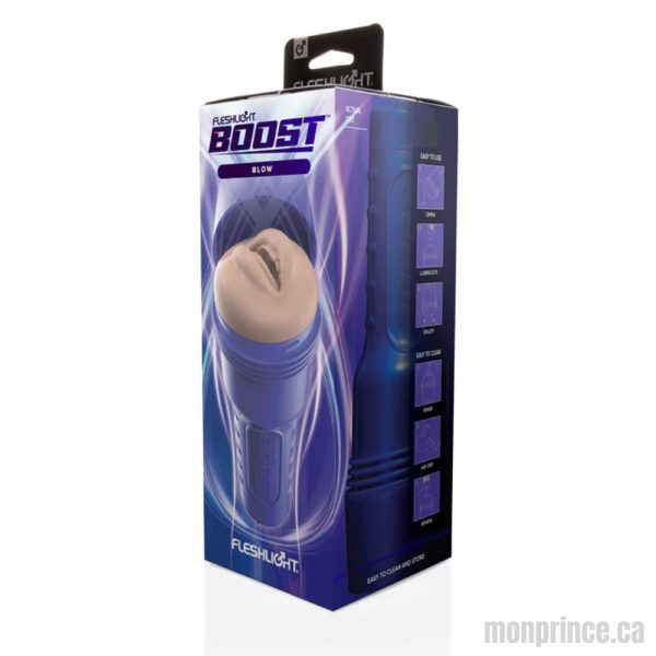 Plongez dans une expérience de gorge profonde avec le Fleshlight Boost Blow