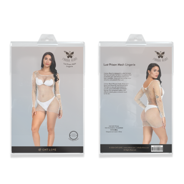 Exprimez votre Féminité avec la Robe en Gros Filet L'Amour Réunit