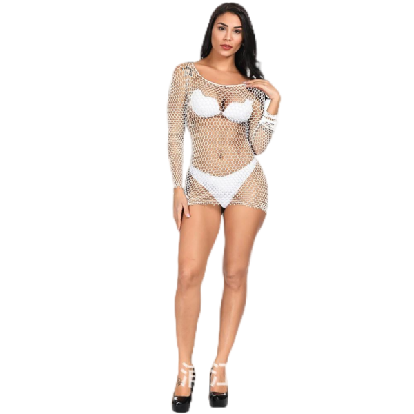 Exprimez votre Féminité avec la Robe en Gros Filet L'Amour Réunit
