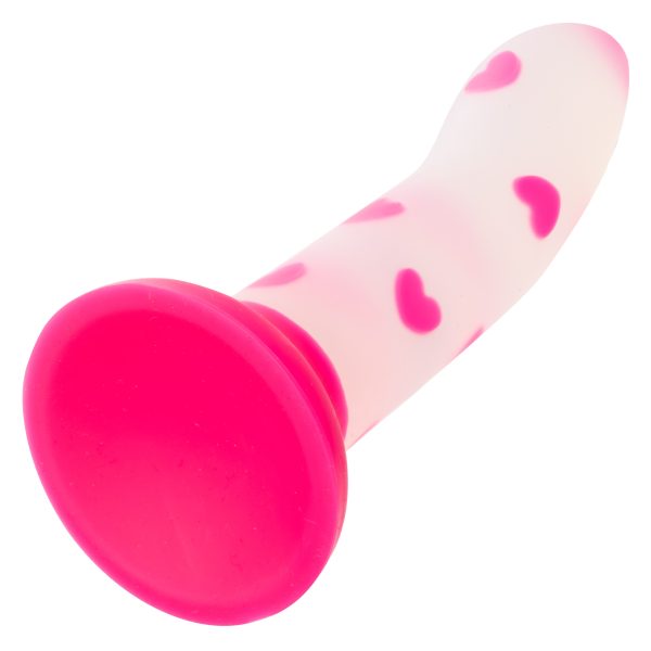 Glow Stick Heart en Silicone Satiné