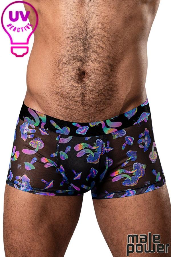 Détail de la poche enveloppante doublée du boxer réactif aux UV.