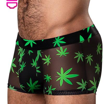 Boxer réactif aux UV de Male Power - Détail des matériaux.