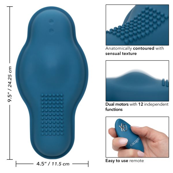 Vue de profil du Bump & Grind Dual Rider avec Télécommande.