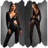 Combinaison en mesh transparent de Fantasy Lingerie - Vue avant.