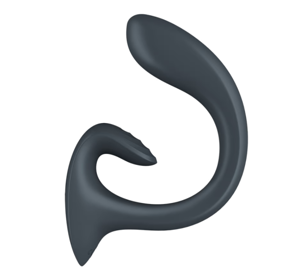 G for Goddess 1 de Satisfyer tenu dans la main pour une perspective de taille.