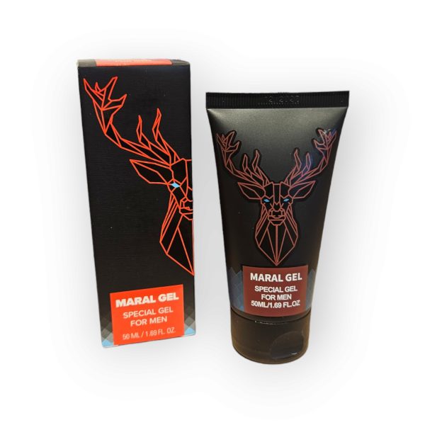 Homme utilisant Maral Gel pour améliorer la performance