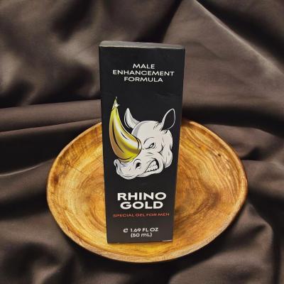 Application de Rhino Gold Gel pour une érection renforcée.