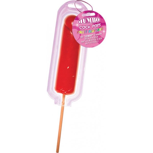 Design en forme de pénis de la sucette géante.