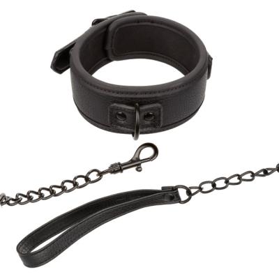 Collier et laisse Nocturnal™ - Confort et sécurité pour le jeu de soumission.