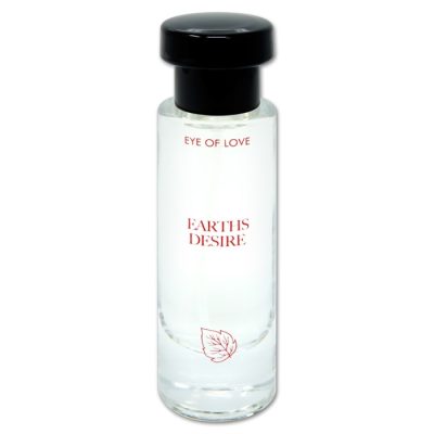 Flacon de parfum élégant Earths Desire pour une attraction irrésistible.