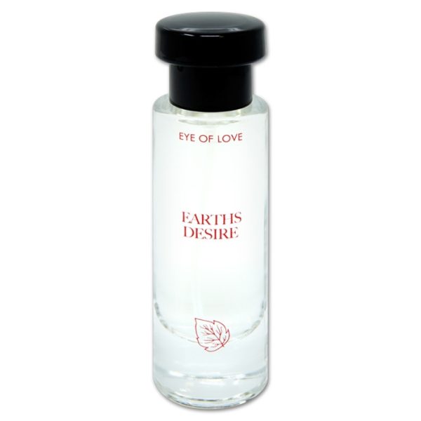 Flacon de parfum élégant Earths Desire pour une attraction irrésistible.