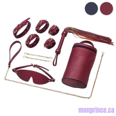 Accessoires BDSM en cuir PU souple et délicat.