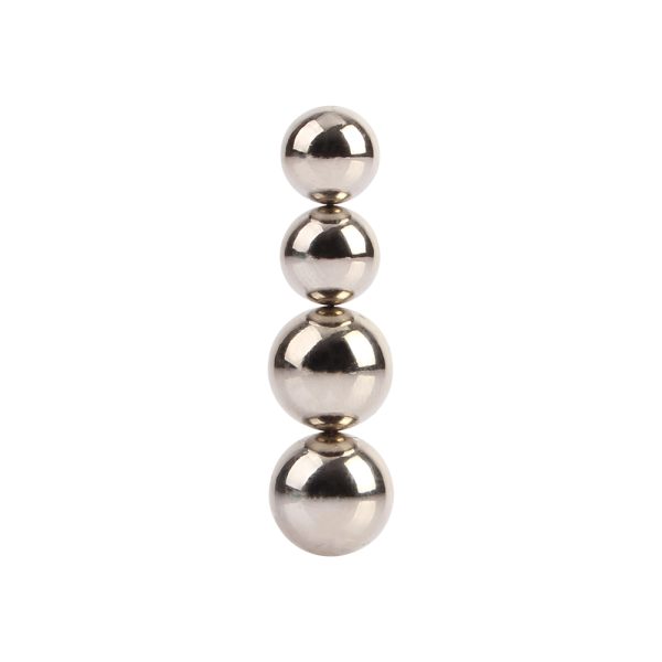 Détail des boules magnétiques en acier inoxydable