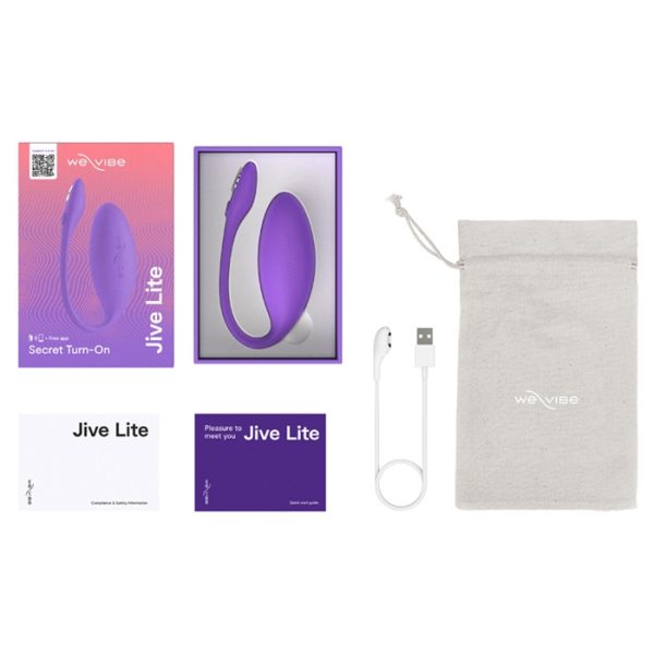 Vibrateur We-Vibe Jive Lite - Étanche et facile à nettoyer.