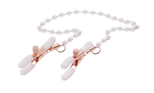 Peaches n’ CreaMe Pearl - Pinces mamelons élégantes et ajustables.