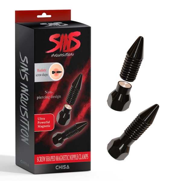 Détails des aimants puissants des pinces à mamelons Sins Inquisition