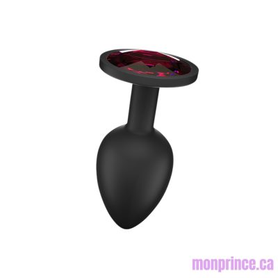 Plug anale en silicone medium ornée d'un bijou Senuelo