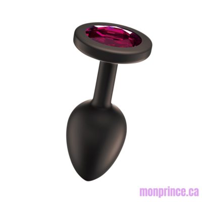 Plug anale effilée avec bijou