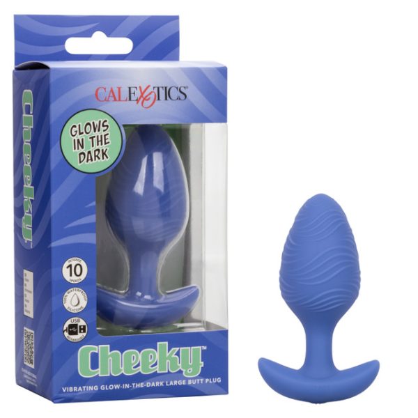 Plug anale de grande taille avec vibrations intenses.