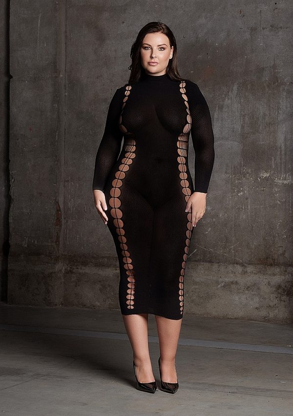 Vue de profil de la robe Carme de la collection Le Désir.