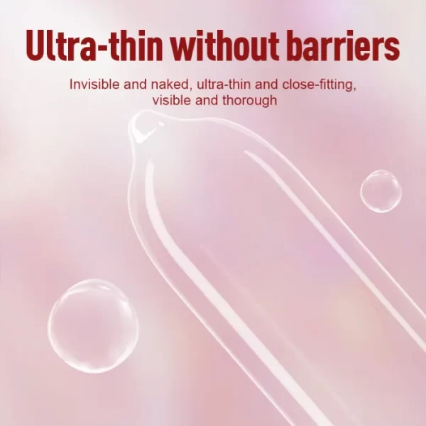 Confort et sécurité avec les condoms Ultra-Mince 0,01 GJG.