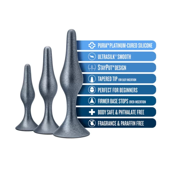 Base AnchorTech™ du plug Genesis pour un maintien sûr.