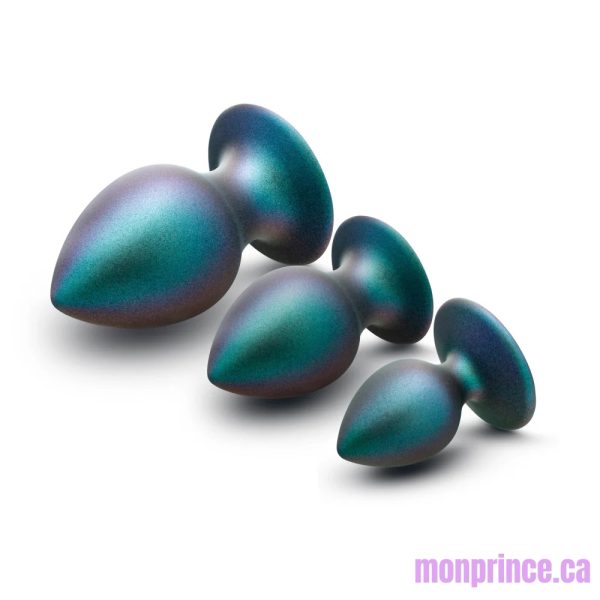 Plug anal MetaVerse en silicone irisé pour une glisse parfaite.