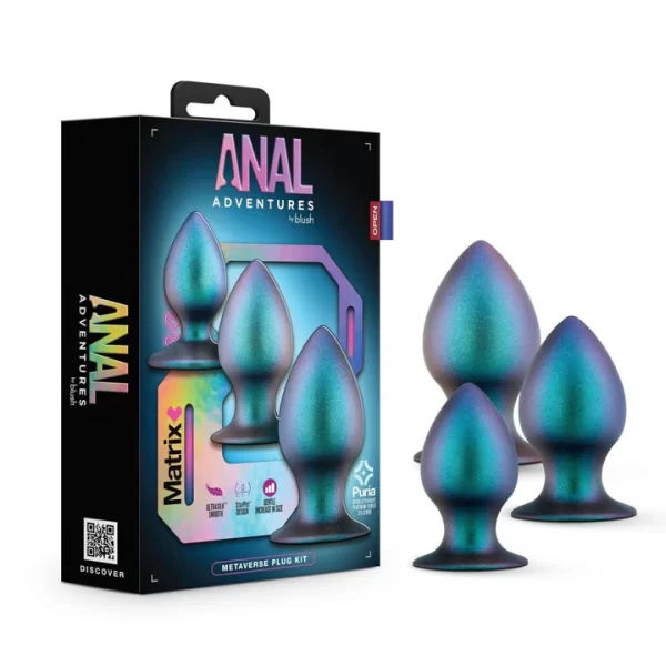 Plug anal MetaVerse avec surface UltraSilk®.