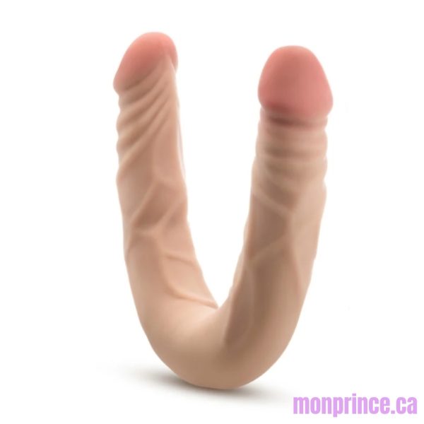 Gode Double Flexible Dr. Skin Plus - Tige Flexible en Position