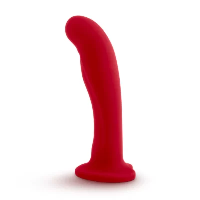 Texture lisse et soyeuse du Gode Jezebel, fabriqué en silicone Puria™.