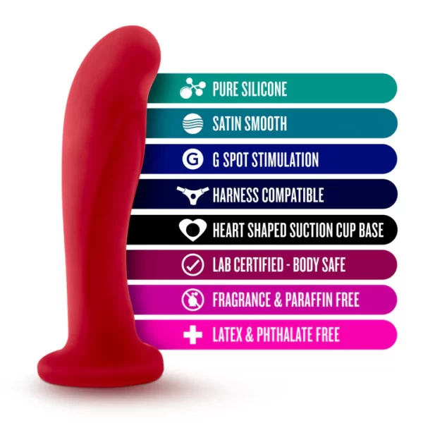 Fini Ultrasilk™ lisse et velouté du Gode Jezebel, pour un confort optimal.