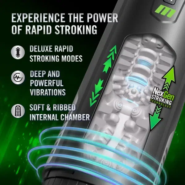 Master Blaster – Modes de vibration, de stroking et de succion