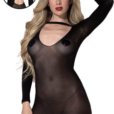 Vue avant de la Mini-Robe en Résille