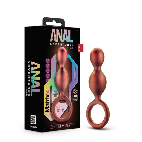 Plug Anale Duo Loop - Stimulation progressive et confort inégalé.