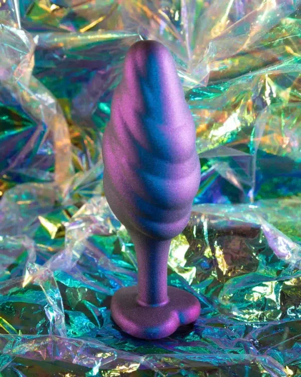 Finition lisse UltraSilk® de la plug anale Bumped Bling.