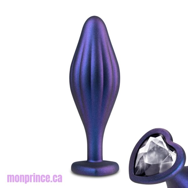Plug anale Wavy Bling avec design StayPut™ pour un maintien sécurisé.