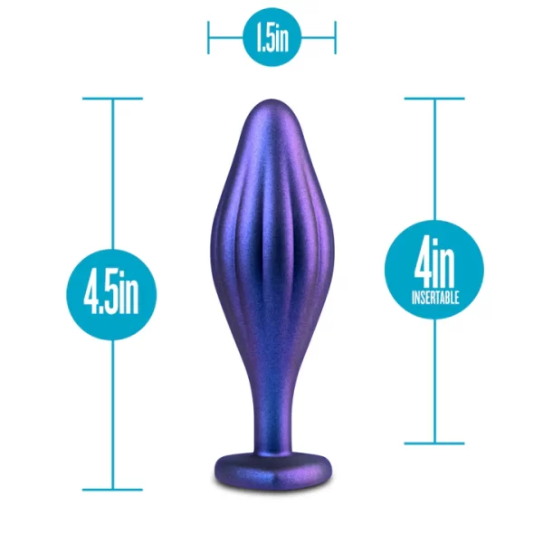 Tête effilée et vagues texturées de la plug Wavy Bling pour des sensations supplémentaires.
