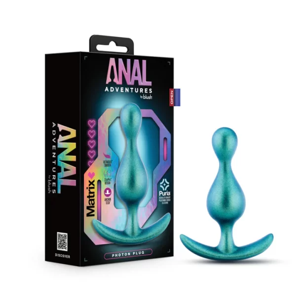 La Plug Anale Photon compatible avec les lubrifiants à base d'eau, dimensions 10,2 cm insérables.