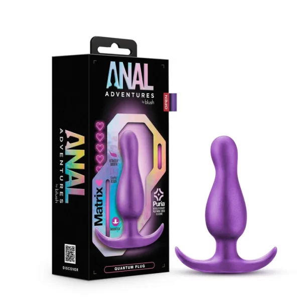 Plug Anale Quantum - Stimulation du point P avec une finition irisée.