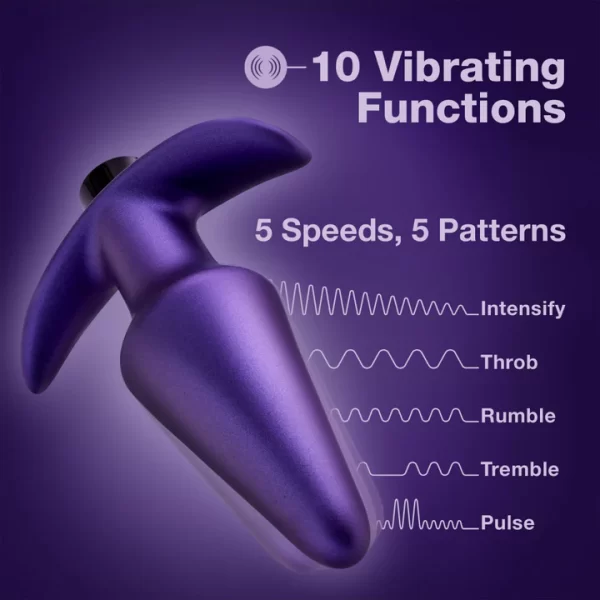 Modes de vibration multiples pour une stimulation personnalisée.