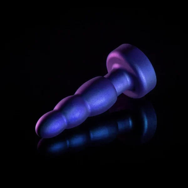 Fini iridescent bleu de la Plug Anale Kinetik.