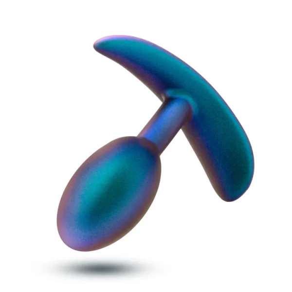 Plug anale en silicone Nebula avec perle interne vibrante.