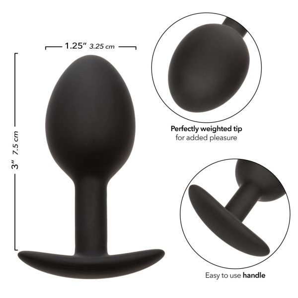 Design ergonomique du Plug Anale en Silicone Lesté