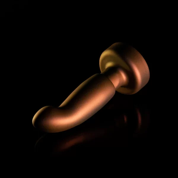 Fini iridescent bronze de la Plug Prostatique Vibrante.
