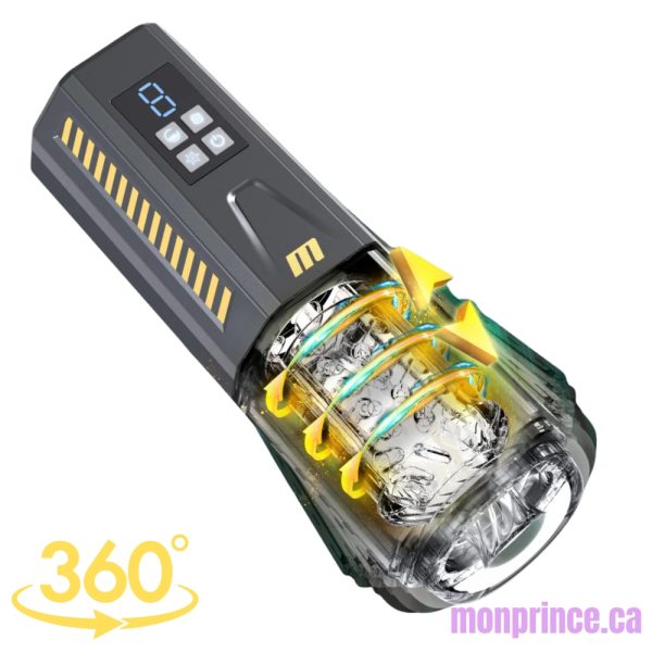 Masturbateur Automatique – Technologie de rotation à 360° pour des sensations intenses